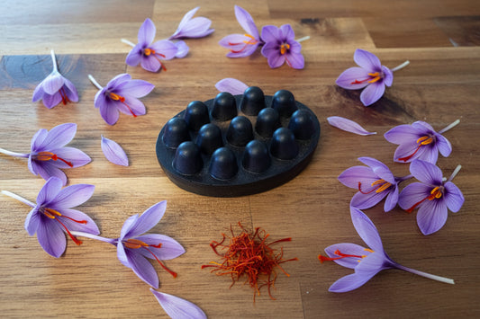 Charcoal Cedar & Saffron Massage Soap Bar