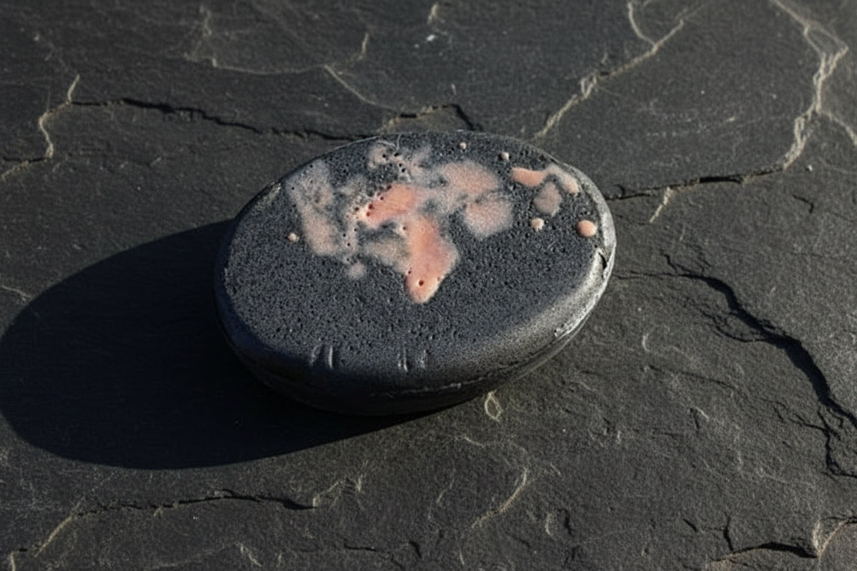 Charcoal Cedar & Saffron Massage Soap Bar