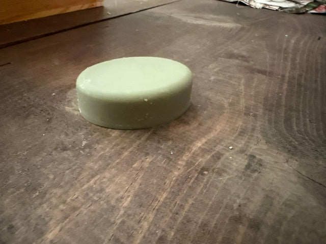 Tallow and Goat Milk Frasier Fir Pine Round Soap Bar